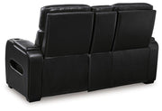 Boyington Power Reclining Loveseat with Console - Coastal Roots Furniture (Courtenay, BC)