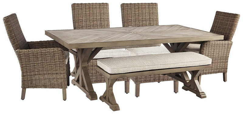 Beachcroft Outdoor Dining Set - Coastal Roots Furniture (Courtenay, BC)