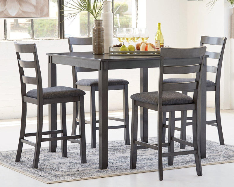 Bridson Counter Height Dining Table and Bar Stools (Set of 5) - Coastal Roots Furniture (Courtenay, BC)