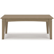 Hyland wave Outdoor Coffee Table - Coastal Roots Furniture (Courtenay, BC)