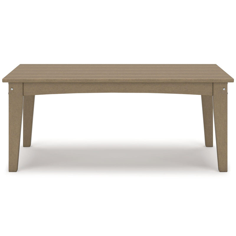 Hyland wave Outdoor Coffee Table - Coastal Roots Furniture (Courtenay, BC)