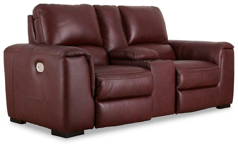Alessandro Power Reclining Loveseat with Console - Coastal Roots Furniture (Courtenay, BC)