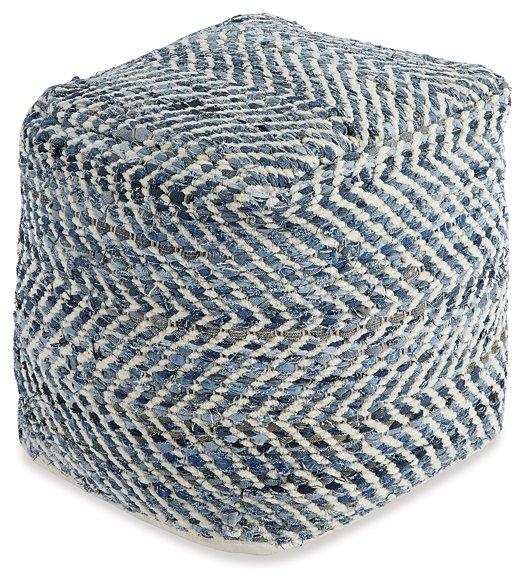 Chevron Pouf - Coastal Roots Furniture (Courtenay, BC)