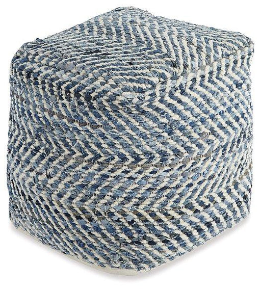 Chevron Pouf - Coastal Roots Furniture (Courtenay, BC)
