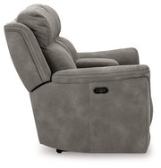Next-Gen DuraPella Power Reclining Loveseat with Console - Coastal Roots Furniture (Courtenay, BC)