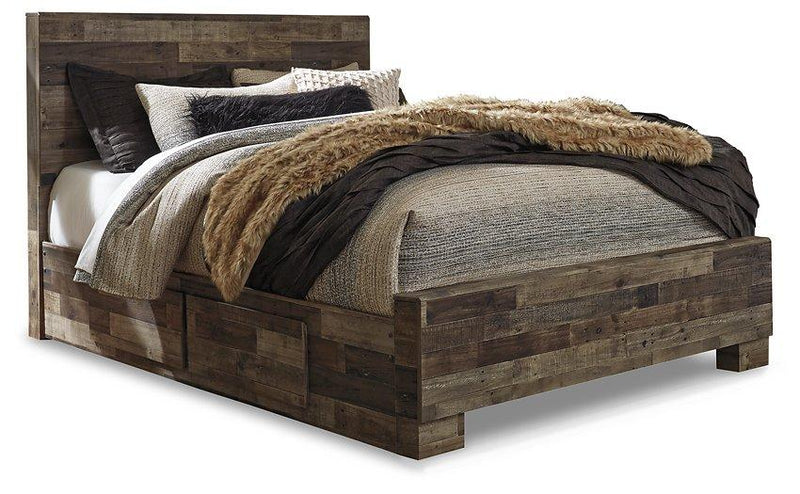 Derekson Bed with 2 Side Storage - Coastal Roots Furniture (Courtenay, BC)