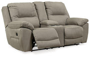 Next-Gen Gaucho Reclining Loveseat with Console - Coastal Roots Furniture (Courtenay, BC)