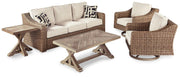 Beachcroft Outdoor Conversation Set - Coastal Roots Furniture (Courtenay, BC)