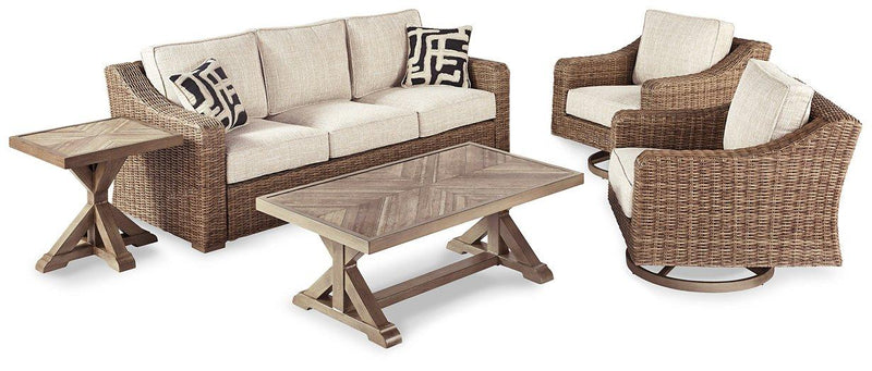 Beachcroft Outdoor Conversation Set - Coastal Roots Furniture (Courtenay, BC)
