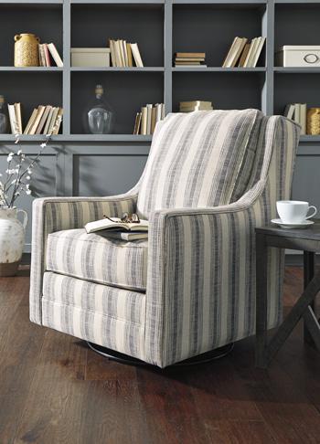 Kambria Swivel Glider Accent Chair - Coastal Roots Furniture (Courtenay, BC)