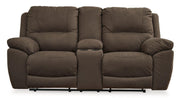 Next-Gen Gaucho Reclining Loveseat with Console - Coastal Roots Furniture (Courtenay, BC)