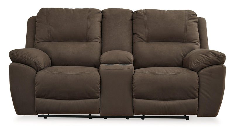Next-Gen Gaucho Reclining Loveseat with Console - Coastal Roots Furniture (Courtenay, BC)