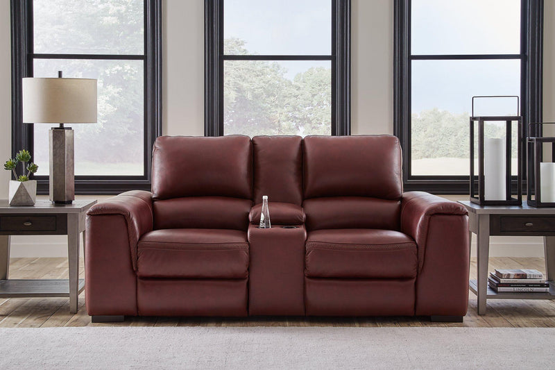 Alessandro Power Reclining Loveseat with Console - Coastal Roots Furniture (Courtenay, BC)