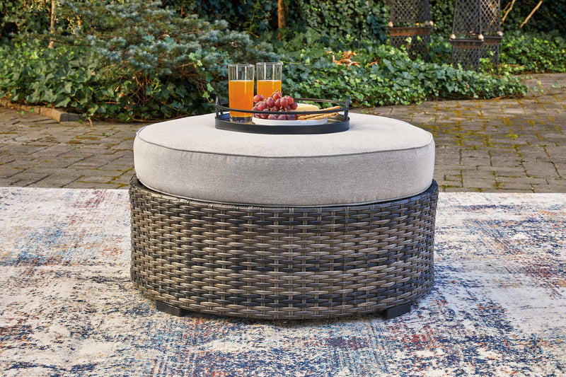 Harbor Court Ottoman with Cushion - Coastal Roots Furniture (Courtenay, BC)