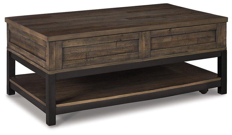 Johurst Coffee Table with Lift Top - Coastal Roots Furniture (Courtenay, BC)