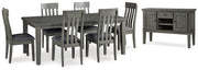 Hallanden Dining Room Set - Coastal Roots Furniture (Courtenay, BC)