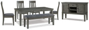 Hallanden Dining Room Set - Coastal Roots Furniture (Courtenay, BC)