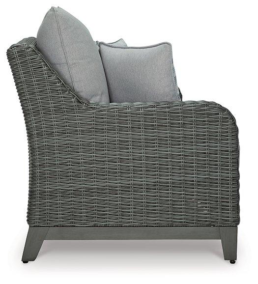 Elite Park Outdoor Loveseat with Cushion - Coastal Roots Furniture (Courtenay, BC)