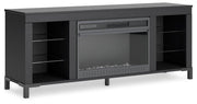 Cayberry 60" TV Stand with Electric Fireplace - Coastal Roots Furniture (Courtenay, BC)