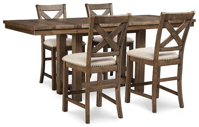 Moriville Counter Height Dining Set - Coastal Roots Furniture (Courtenay, BC)