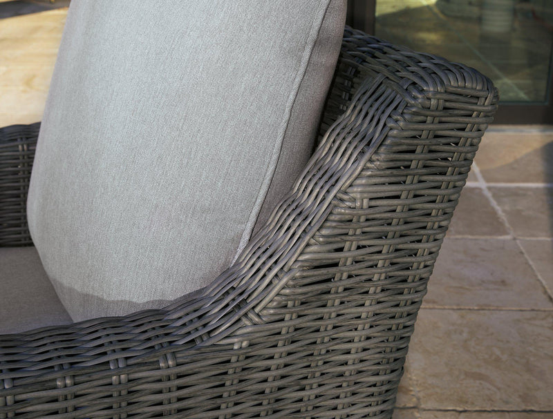 Elite Park Outdoor Swivel Lounge with Cushion - Coastal Roots Furniture (Courtenay, BC)