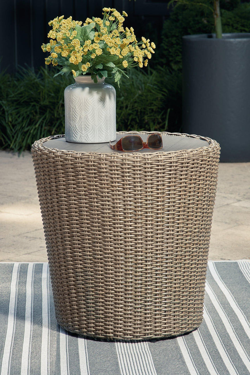 Danson Outdoor End Table - Coastal Roots Furniture (Courtenay, BC)
