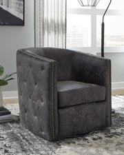Brentlow Swivel Accent Chair - Coastal Roots Furniture (Courtenay, BC)