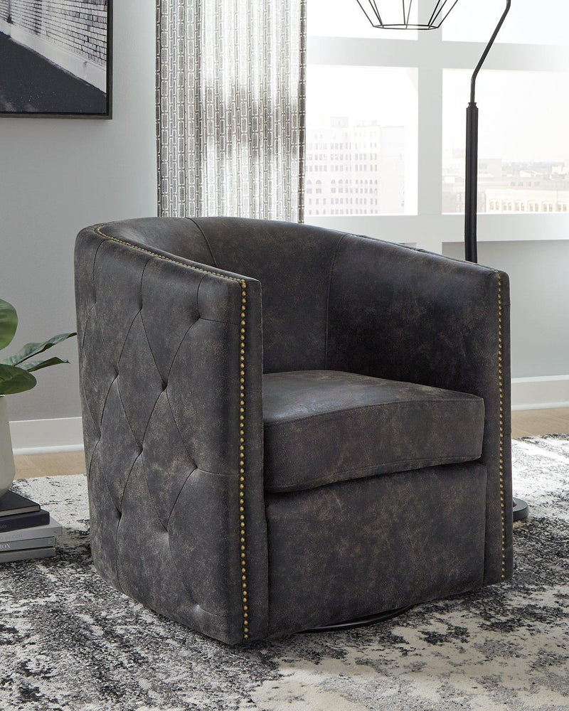 Brentlow Swivel Accent Chair - Coastal Roots Furniture (Courtenay, BC)