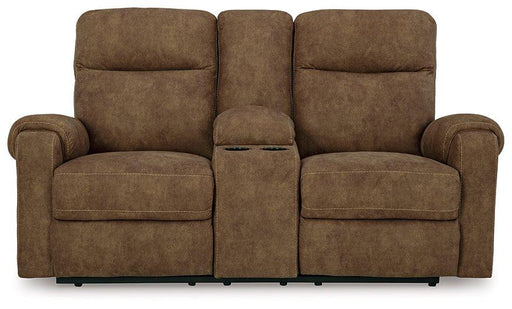Edenwold Reclining Loveseat with Console - Coastal Roots Furniture (Courtenay, BC)