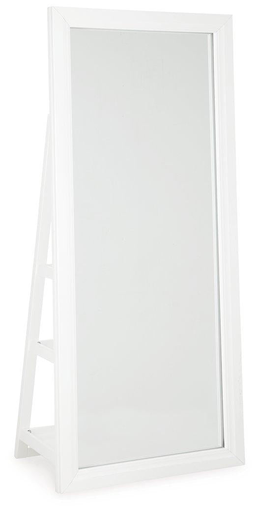 Evesen Floor Standing Mirror/Storage - Coastal Roots Furniture (Courtenay, BC)