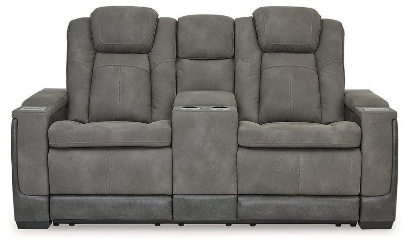 Next-Gen DuraPella Power Reclining Loveseat with Console - Coastal Roots Furniture (Courtenay, BC)