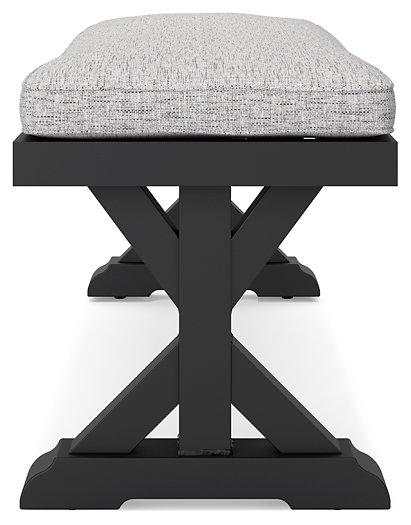 Beachcroft Outdoor Bench with Cushion - Coastal Roots Furniture (Courtenay, BC)