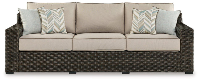 Coastline Bay Outdoor Sofa with Cushion - Coastal Roots Furniture (Courtenay, BC)