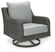 Elite Park Outdoor Swivel Lounge with Cushion - Coastal Roots Furniture (Courtenay, BC)