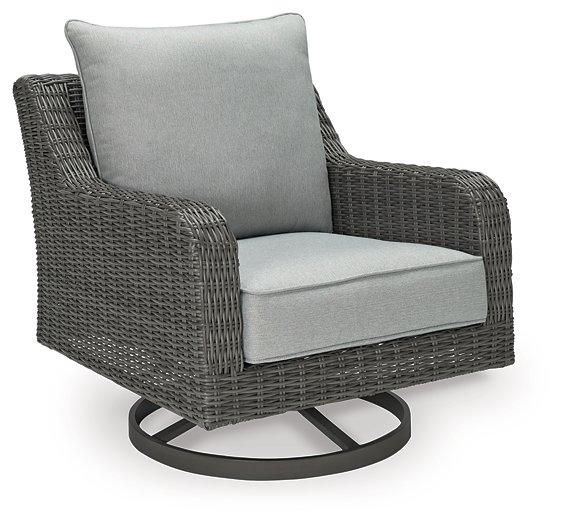 Elite Park Outdoor Swivel Lounge with Cushion - Coastal Roots Furniture (Courtenay, BC)