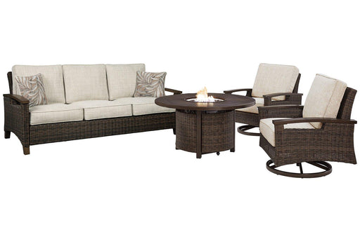 Paradise Trail Outdoor Sofa, Lounge Chairs and Fire Pit Table - Coastal Roots Furniture (Courtenay, BC)