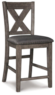 Caitbrook Counter Height Upholstered Bar Stool - Coastal Roots Furniture (Courtenay, BC)