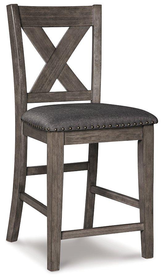 Caitbrook Counter Height Upholstered Bar Stool - Coastal Roots Furniture (Courtenay, BC)