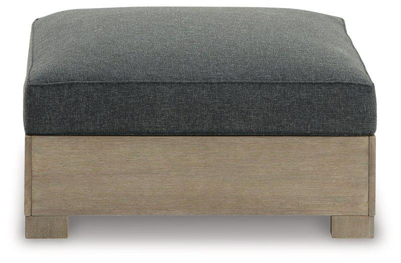 Citrine Park Outdoor Ottoman with Cushion - Coastal Roots Furniture (Courtenay, BC)