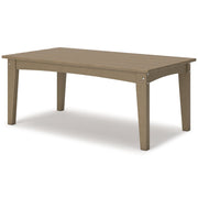 Hyland wave Outdoor Coffee Table - Coastal Roots Furniture (Courtenay, BC)