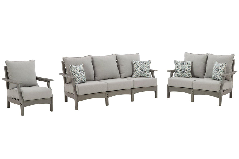 Visola Outdoor Seating Set - Coastal Roots Furniture (Courtenay, BC)