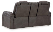 Fyne-Dyme Power Reclining Loveseat with Console - Coastal Roots Furniture (Courtenay, BC)
