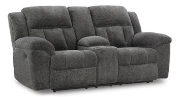 Frohn Reclining Loveseat with Console - Coastal Roots Furniture (Courtenay, BC)