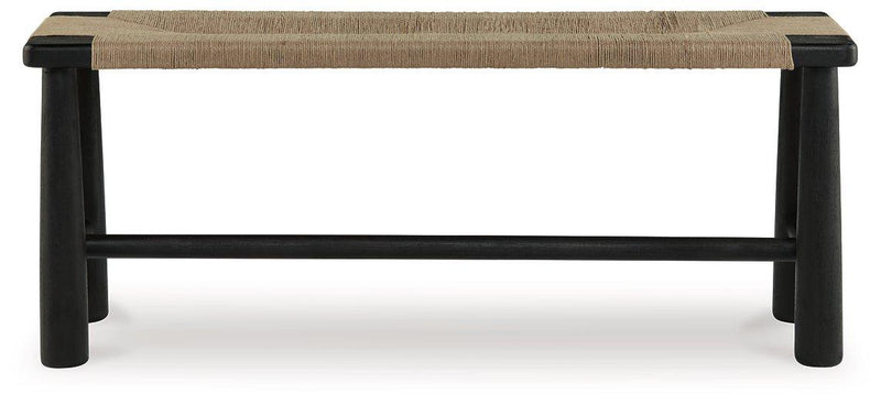 Acerman Accent Bench - Coastal Roots Furniture (Courtenay, BC)