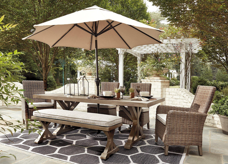Beachcroft Outdoor Dining Set - Coastal Roots Furniture (Courtenay, BC)