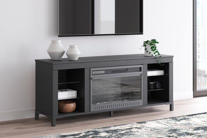 Cayberry 60" TV Stand with Electric Fireplace - Coastal Roots Furniture (Courtenay, BC)
