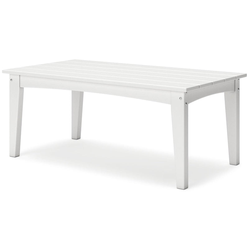 Hyland wave Outdoor Coffee Table - Coastal Roots Furniture (Courtenay, BC)