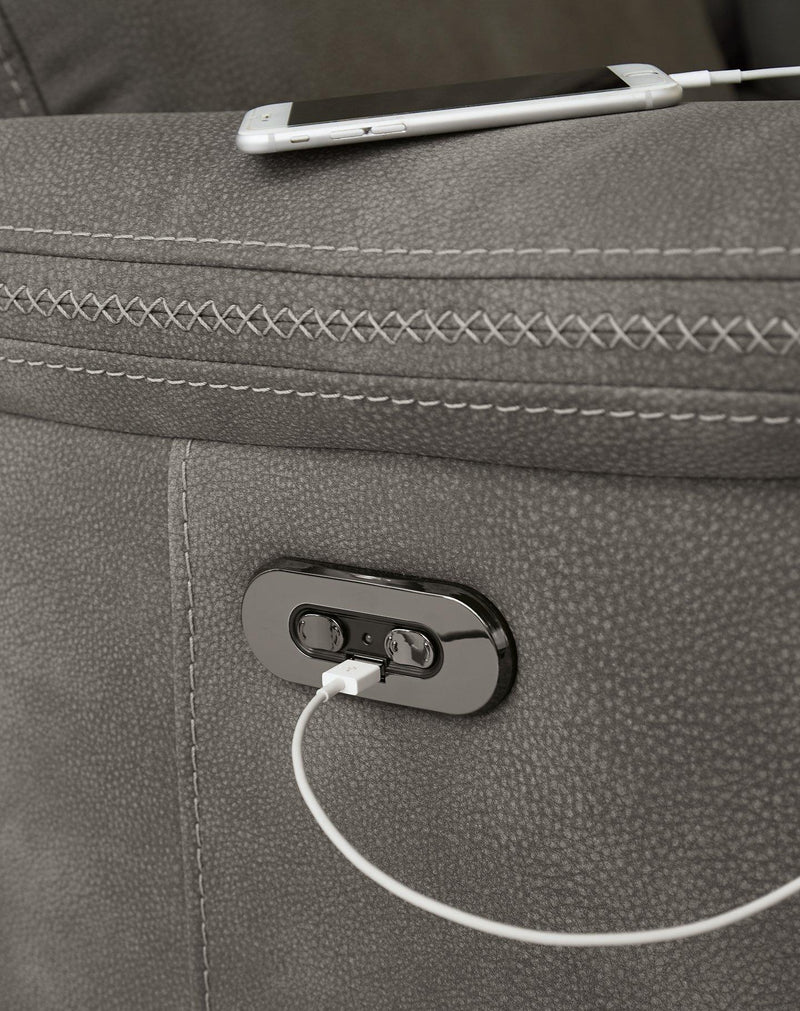 Next-Gen DuraPella Power Reclining Loveseat with Console - Coastal Roots Furniture (Courtenay, BC)