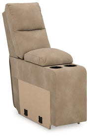 Next-Gen DuraPella Power Reclining Sectional Loveseat with Console - Coastal Roots Furniture (Courtenay, BC)