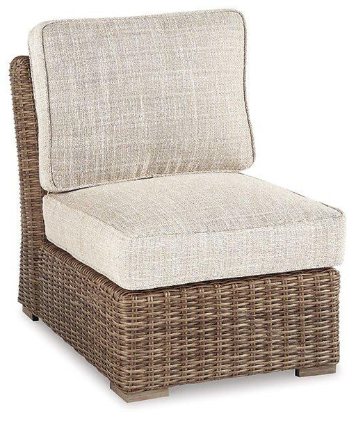 Beachcroft Outdoor Armless Chair with Cushion - Coastal Roots Furniture (Courtenay, BC)